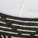 Black And Beige Aztec Pattern Print Sofa Cover