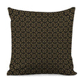 Black And Beige Orthodox Pattern Print Pillow Cover