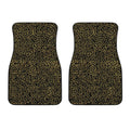 Black And Gold African Afro Print Front Car Floor Mats