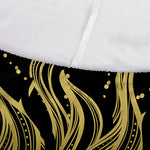 Black And Gold Celestial Sun Print Sofa Cover
