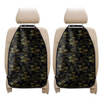Black And Gold Japanese Tiger Print Car Seat Organizers