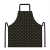 Black And Gold Orthodox Pattern Print Apron