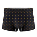 Black And Gold Orthodox Pattern Print Men's Boxer Briefs