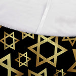 Black And Gold Star of David Print Sofa Cover