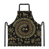 Black And Gold Warli Tribal Print Apron