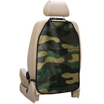 Black And Green Camouflage Print Car Seat Organizers