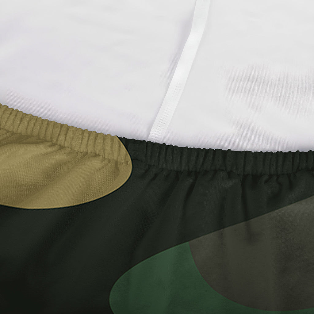 Black And Green Camouflage Print Sofa Cover