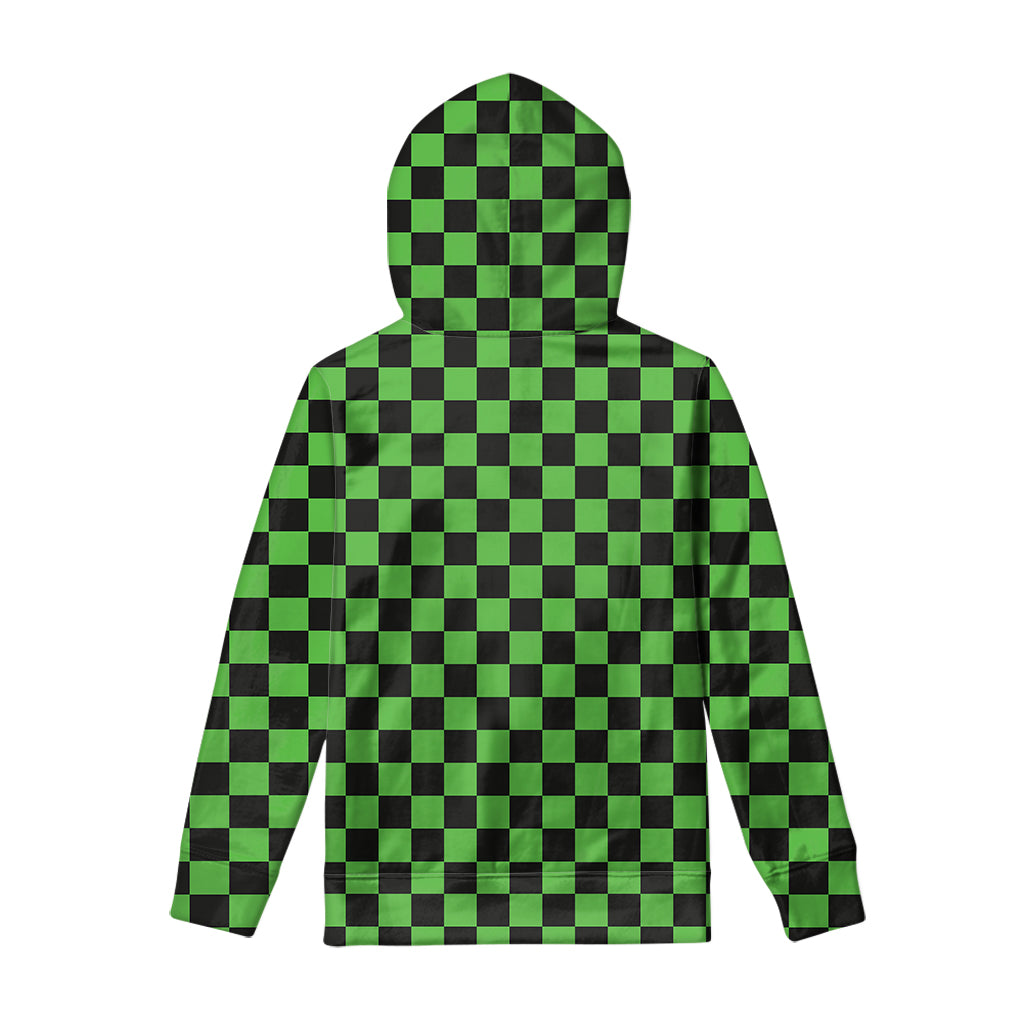 Green checkered hot sale hoodie