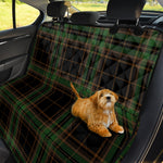 Black And Green Stewart Tartan Print Pet Car Back Seat Cover