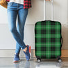 Black And Green Tartan Pattern Print Luggage Cover
