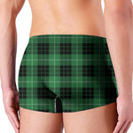 Black And Green Tartan Pattern Print Men's Boxer Briefs
