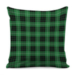 Black And Green Tartan Pattern Print Pillow Cover