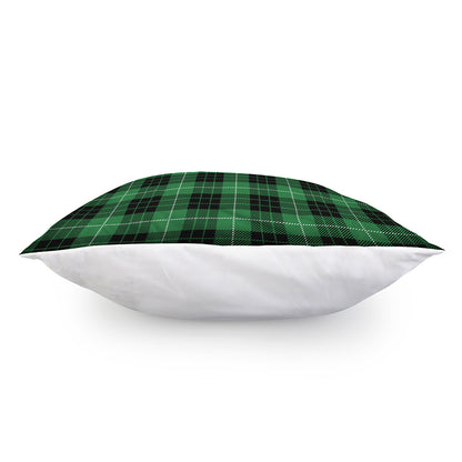 Black And Green Tartan Pattern Print Pillow Cover