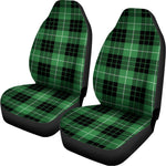 Black And Green Tartan Pattern Print Universal Fit Car Seat Covers