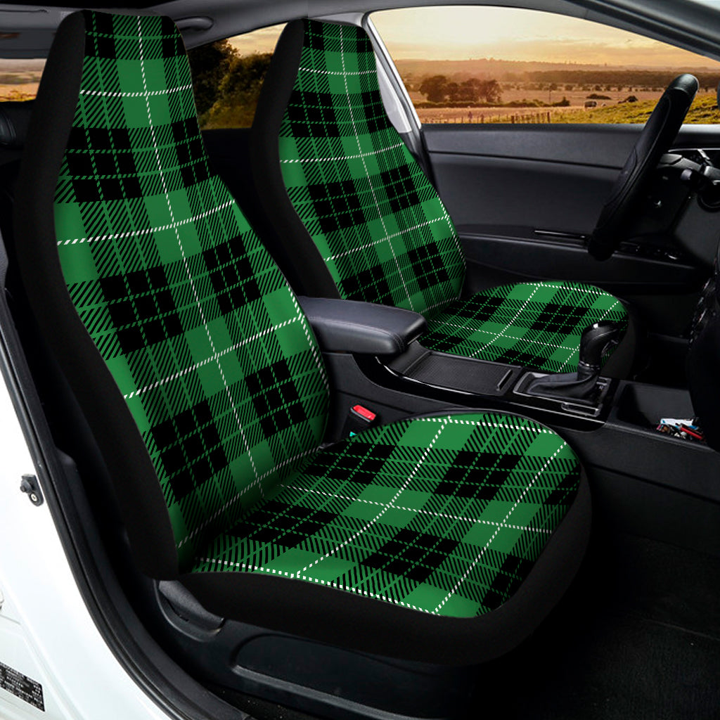 Black And Green Tartan Pattern Print Universal Fit Car Seat Covers