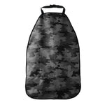Black And Grey Camouflage Print Car Seat Organizers