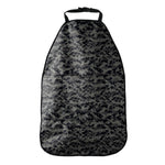 Black And Grey Digital Camo Print Car Seat Organizers