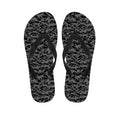 Black And Grey Digital Camo Print Flip Flops