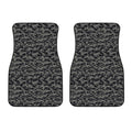 Black And Grey Digital Camo Print Front Car Floor Mats