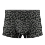 Black And Grey Digital Camo Print Men's Boxer Briefs
