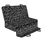 Black And Grey Digital Camo Print Pet Car Back Seat Cover