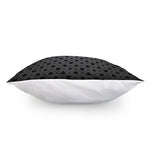Black And Grey Playing Card Suits Print Pillow Cover