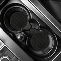 Black And Grey Western Floral Print Car Coasters