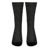 Black And Grey Western Floral Print Crew Socks