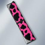 Black And Hot Pink Cow Print Car Sun Shade GearFrost