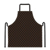 Black And Orange Harlequin Print Apron