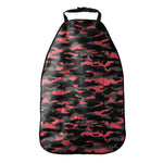 Black And Pink Camouflage Print Car Seat Organizers