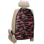Black And Pink Camouflage Print Car Seat Organizers