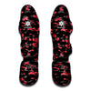 Black And Pink Camouflage Print Muay Thai Shin Guard