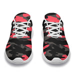 Black And Pink Camouflage Print Sport Shoes GearFrost