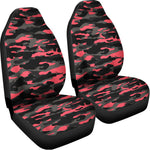 Black And Pink Camouflage Print Universal Fit Car Seat Covers