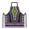 Black And Purple African Dashiki Print Apron