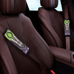 Black And Purple African Dashiki Print Car Seat Belt Covers