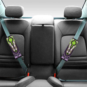 Black And Purple African Dashiki Print Car Seat Belt Covers