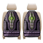Black And Purple African Dashiki Print Car Seat Organizers