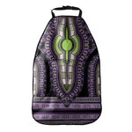 Black And Purple African Dashiki Print Car Seat Organizers