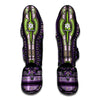 Black And Purple African Dashiki Print Muay Thai Shin Guard