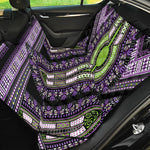 Black And Purple African Dashiki Print Pet Car Back Seat Cover