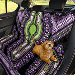 Black And Purple African Dashiki Print Pet Car Back Seat Cover