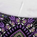 Black And Purple African Dashiki Print Sofa Cover