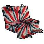 Black And Red Spider Tie Dye Print Pet Car Back Seat Cover