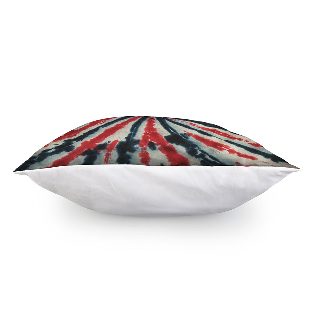 Black And Red Spider Tie Dye Print Pillow Cover