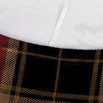 Black And Red Stewart Tartan Print Sofa Cover