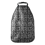 Black And White African Adinkra Symbols Car Seat Organizers