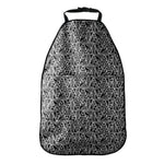 Black And White African Ethnic Print Car Seat Organizers