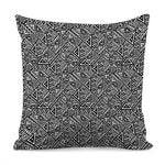 Black And White African Inspired Print Pillow Cover